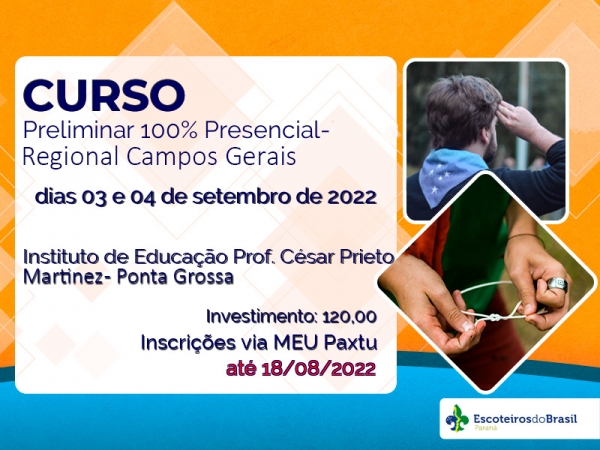 Preliminar 100% Presencial-Regional Campos Gerais