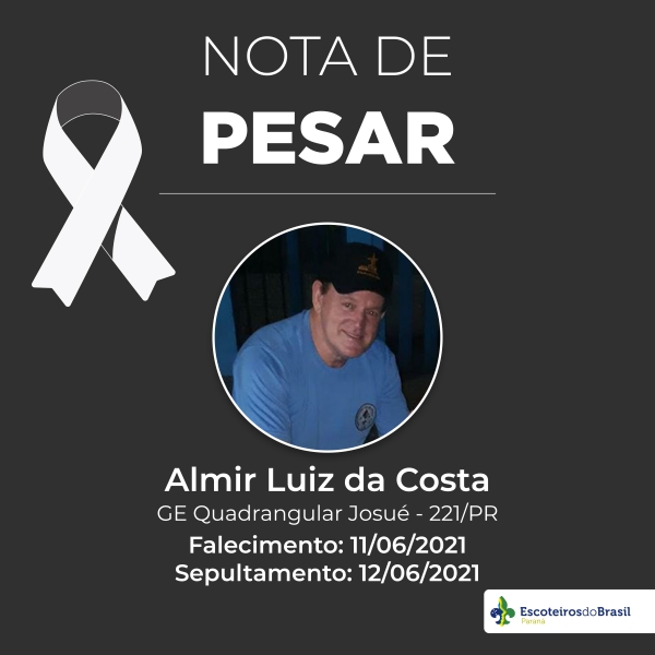 Nota de Pesar - Almir Luiz da Costa GE 221/PR