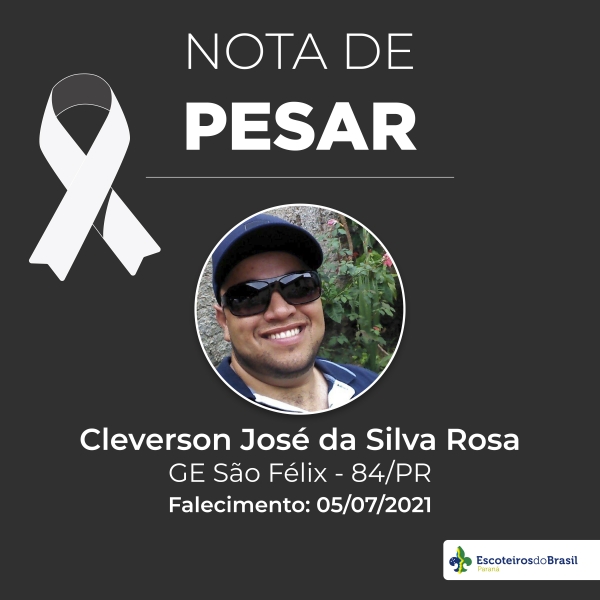 Nota de Pesar - Cleverson José da Silva Rosa GESF 084/PR