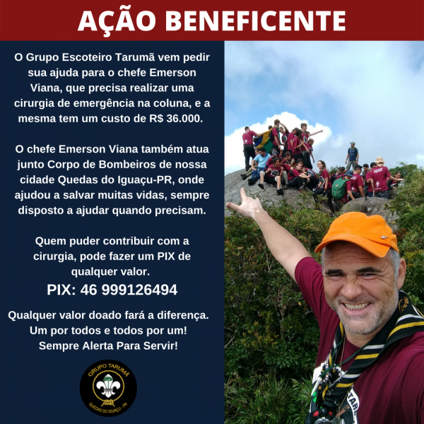 Ação Beneficente - Ajude o Chefe Emerson Viana GE 109/PR