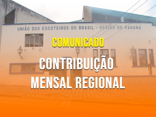 Comunicado - Contribuição Regional