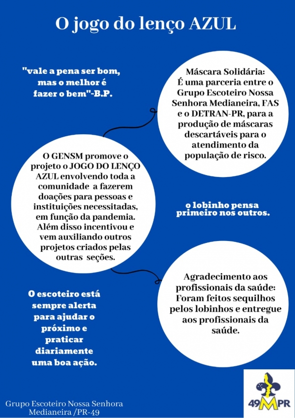 O jogo do lenço azul-GENS Medianeira-PR/49