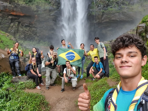 Sêniores do GE Guara Puava visitam o Salto São Franscisco